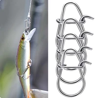 100pcs gourd shaped lure pin fishing hook snap pin fishing gear stainless steel swivel quick pin connector fishing accessories