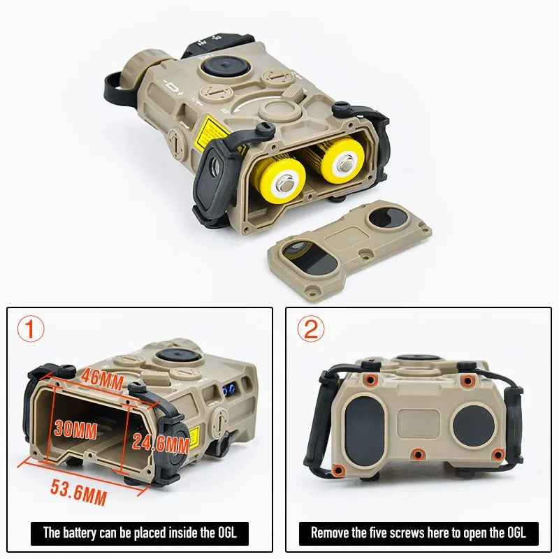 Рисунок 6 - Тактическая нейлоновая пластиковая Лазерная модель OGL