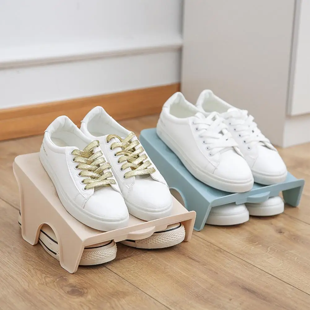 

Shoe Shelf Anti-slip Household Multi-use Slope Design Shoe Organizer Shoe Rack for Indoor