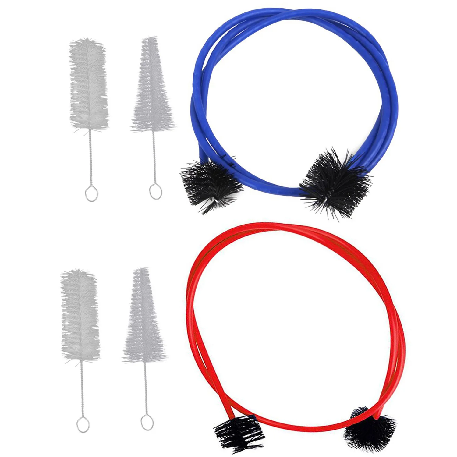 

Trumpet Maintenance Kit Bendable Grasp Snake Brush Mouthpiece Brush Cornet Cleaning Kit Musical Instrument Accessories/1 Set