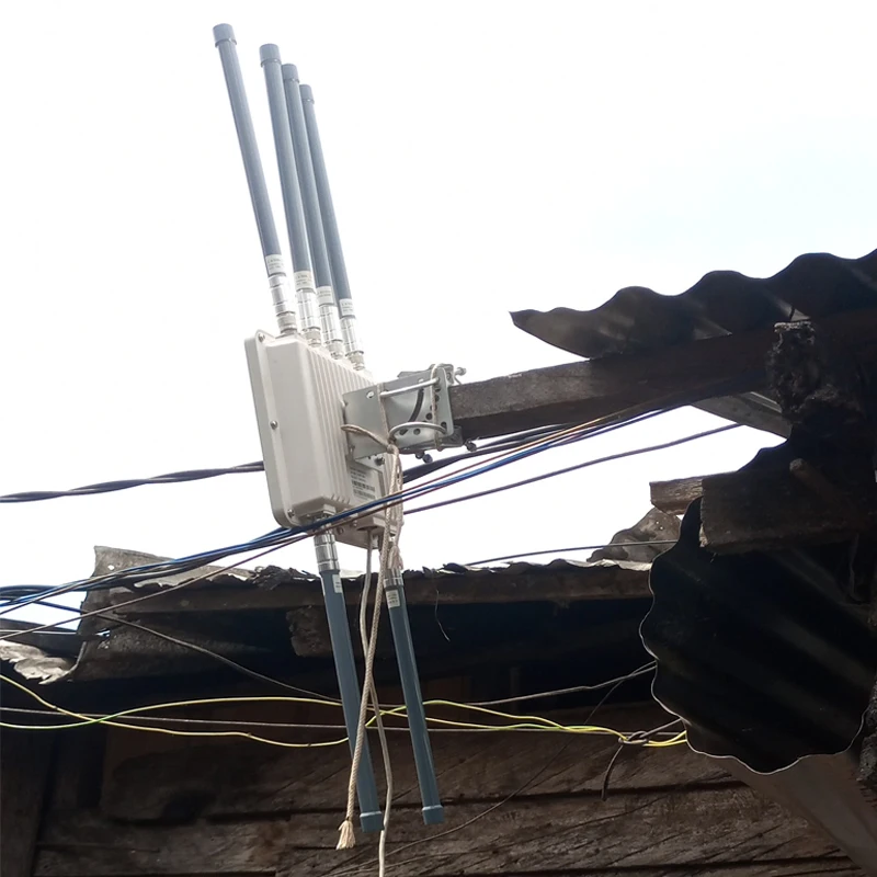 Трехдиапазонный радиальный маршрутизатор ax5400 500 м уличная точка доступа Wi-Fi 6