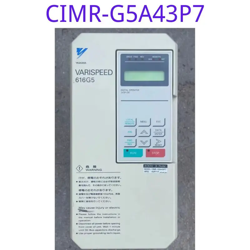 

Б/у преобразователь частоты CIMR-G5A43P7 кВт, проверка работоспособности в целости
