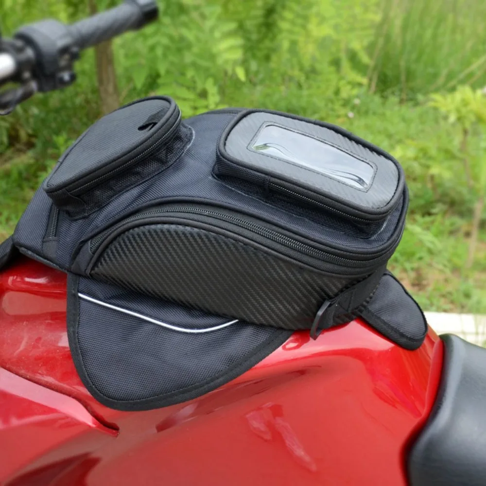 

Motorcycle Fuel Tank Bag Strong Magnet Slanting Shoulder Bag Travel Bag Waterproof Navigation Bag