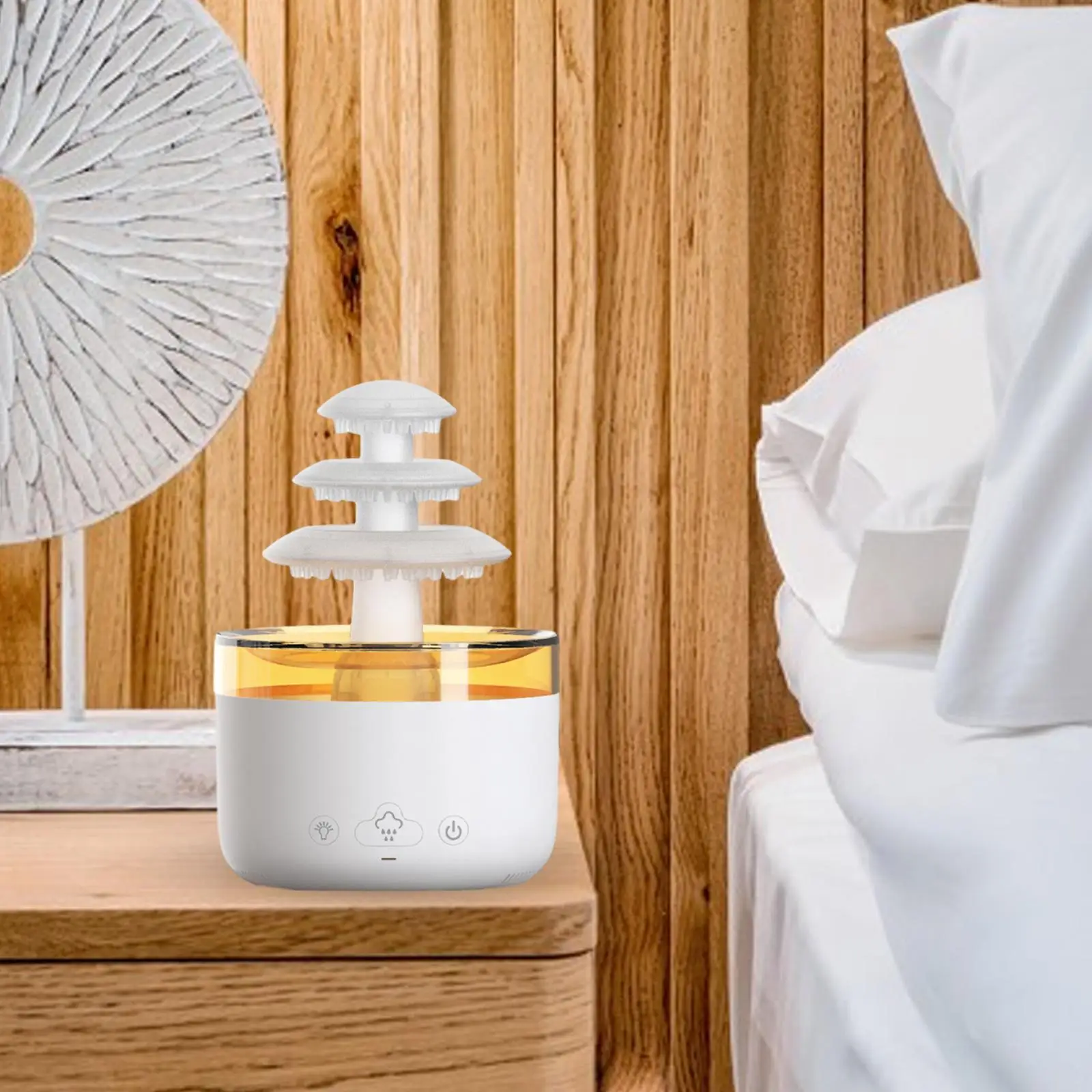 

Essential Oil Diffuser Premium Portable 500ml Ornaments Air Humidifier for Yoga Room Bathroom Large Room Kitchen Home Decor