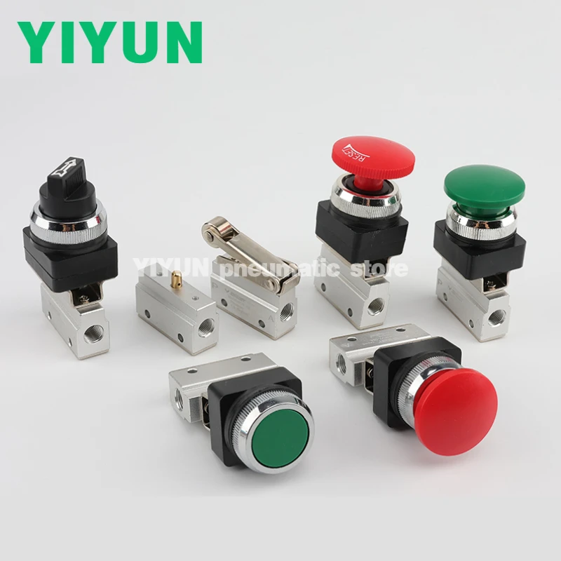 

MOV-01 MOV-02 MOV-03-1 MOV-03A Pneumatic two position two way one in one out mechanical valve Air control valve Reversing valve