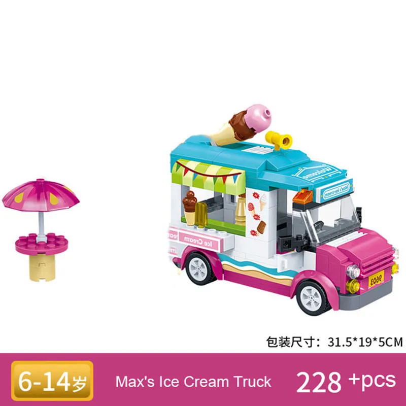 Парка Развлечений друзья для девочек Клубные Модели Строительные блоки