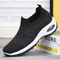 new shoes womens 2022 new casual thick bottom air cushion socks shoes breathable sneakers platform shoes tenis de moda