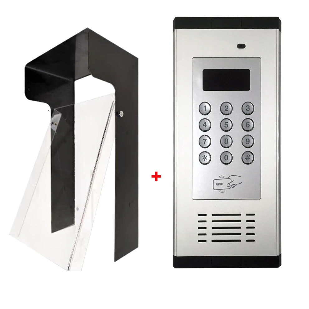4G GSM Домофон для квартиры с защитой от дождя и RFID-картой