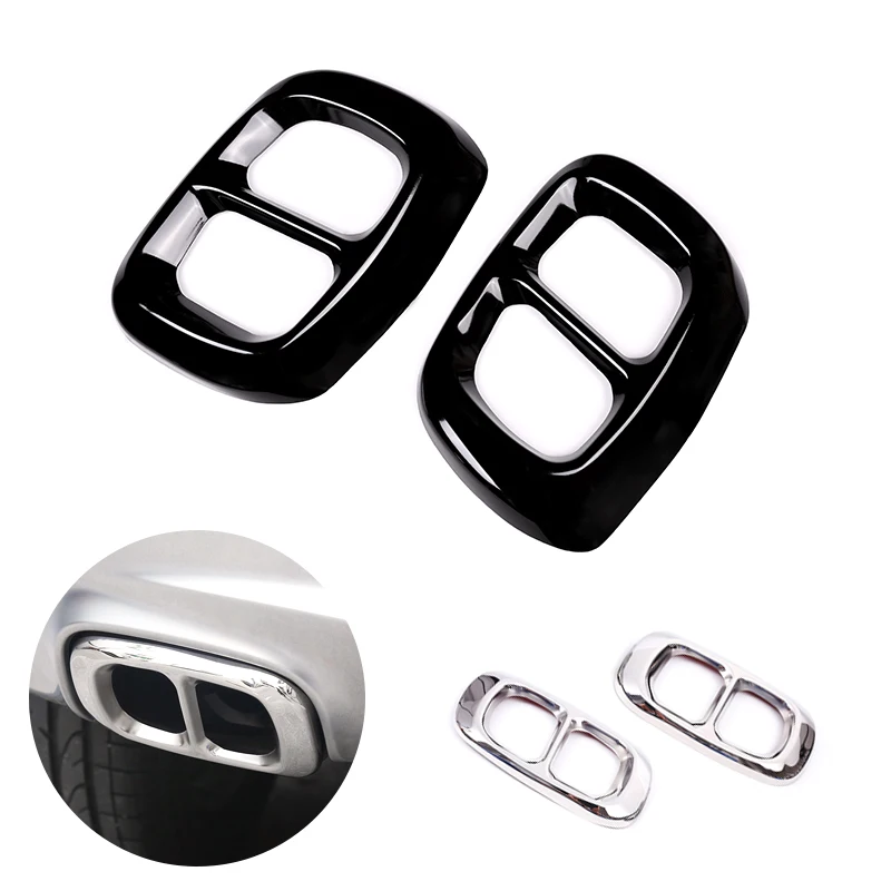 

Car Styling Tail Throat Liner Pipe Exhaust System Decoration Cover For Mercedes Benz GLA 200/220/260 X156 2013 - 2015 2016 2017