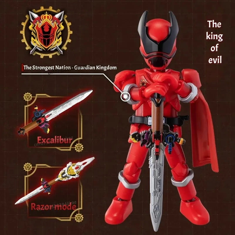 Фото Строительные блоки BLOKEES Super Sentai, первое издание, 3D экшн-модель Beetle King, украшение для дома, маленькие частицы, собранные игрушки №2
