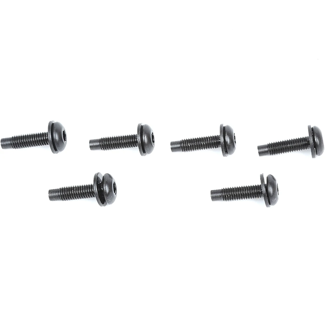 

Screws Bolts for LED Light Brackets on Pillars, Windshield Frame, Hinges for 2007-2017 Jeep Wrangler JK, Black 6 Pack