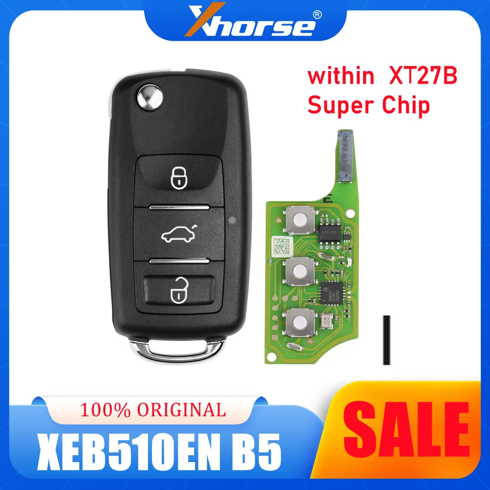 

Универсальный суперпульт XHORSE XEB510EN B5, 1 шт., суперчип XT27B, английская версия, используемая с VVDI2 VVDI Key Tool