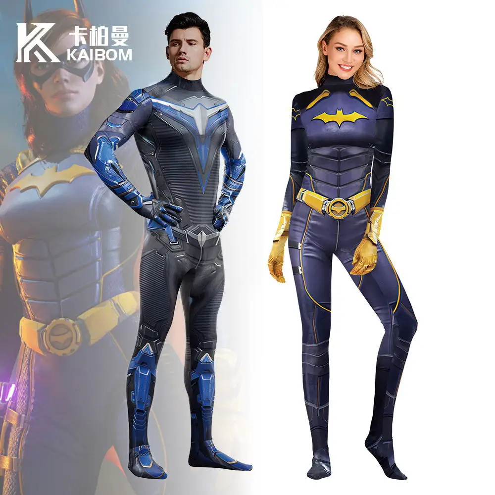 

Movie Gotham Knights Nightwing Cosplay 3D Jumpsuit Women Men Bat Cosplay Costume Halloween Zenti Party Bodysuit
