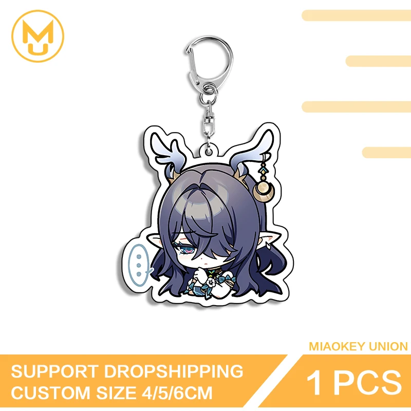Genshin Impact Lauma Chibi Girl Интересный Художественный Привлекательный Солнцезащитный Крем Двусторонний Брелок Острый Универсальный Модные Ювелирные Изделия (art.: 3920d2ef72185) - 3920d2ef72185