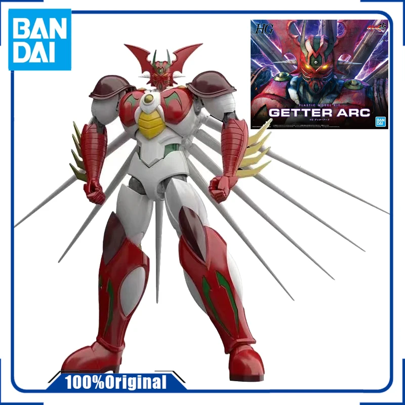 Bandai Оригинальная фигурка Getter Robo аниме сборка HG 1/144 ARC фигурки героев Рождества