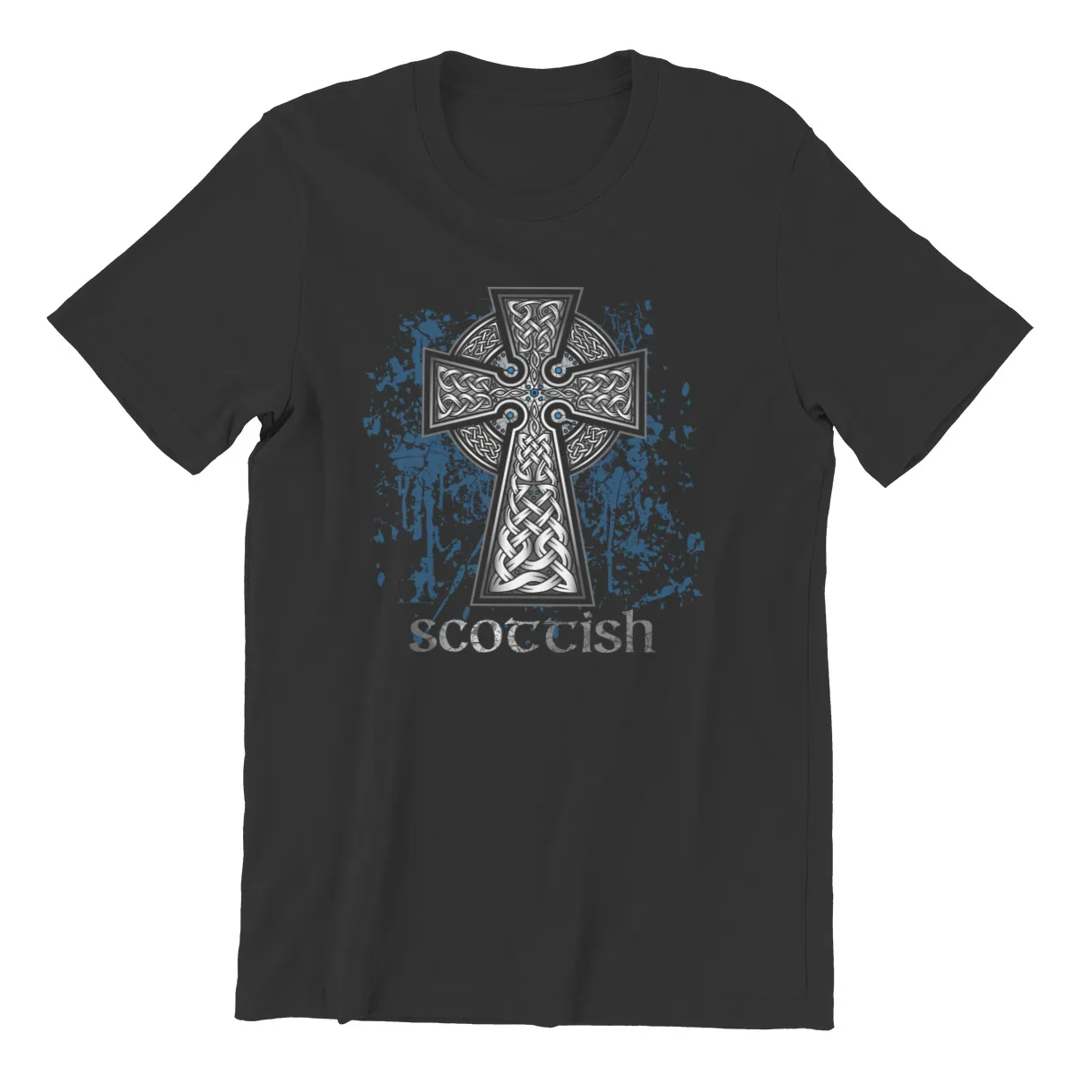 

Scottish Celtic Cross Koszulki Death Note Men's T-shirt Popular Tshirts