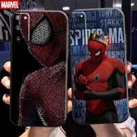 marvel spiderman phone case for samsung galaxy s21 s20 ultra fe 5g s21 s20 s10 10e s9 s8 plus funda liquid silicon