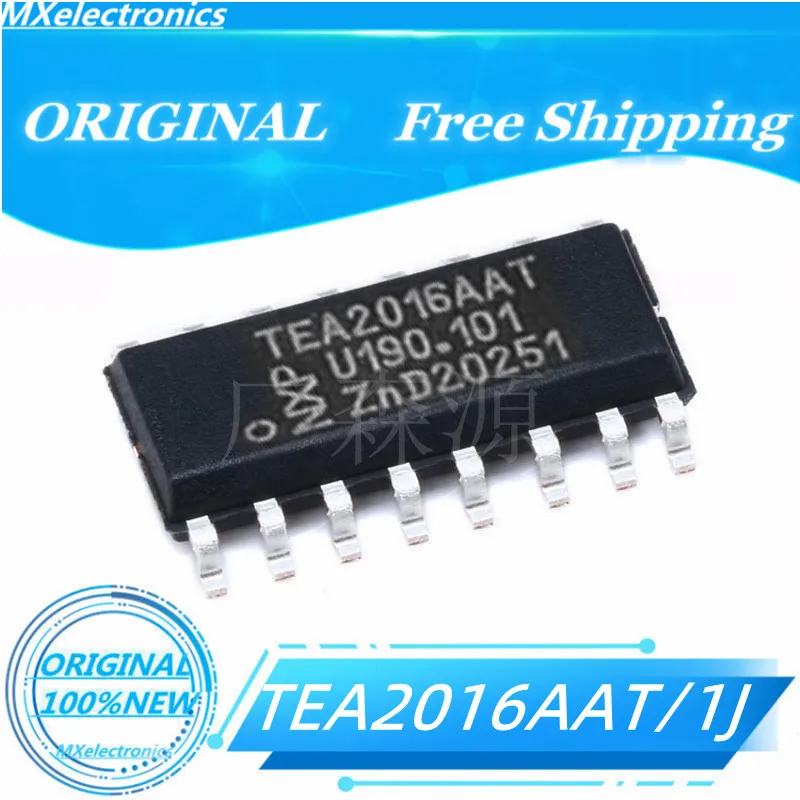 

5PCS/LOT 100%NEW TEA2016AAT/1J TEA2016AAT SOP16 pin Power Management Specialized - PMIC