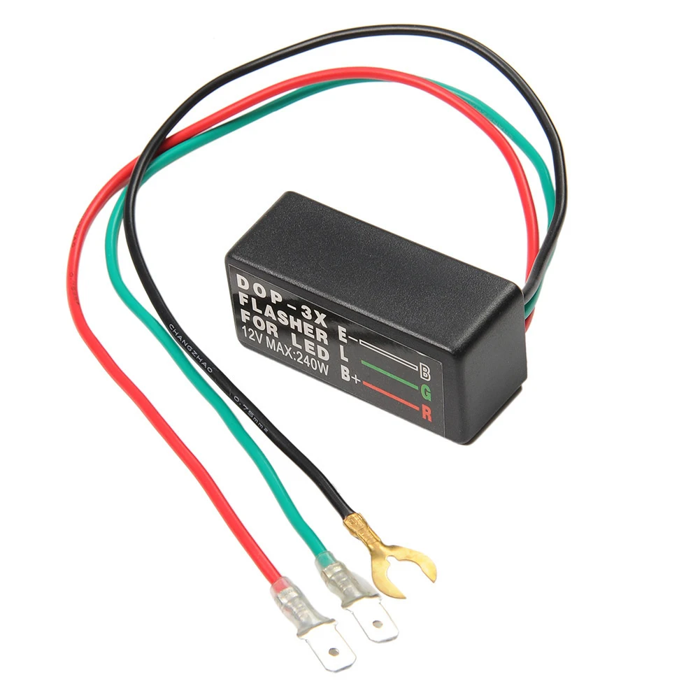 

Waterproof.Brand New LED Flasher Relay Flasher Relay LED Flasher Relay Light Flasher Blinker Relay New Car Accessories