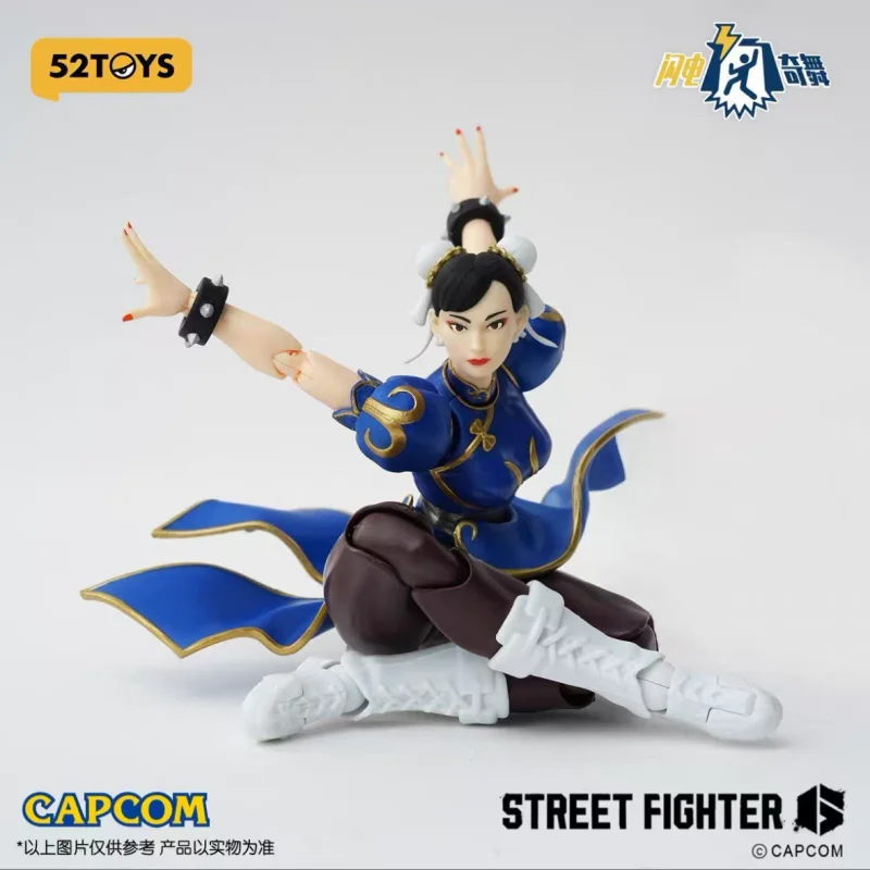 Фото 52TOYS Street Fighter Chun Li Outfit 2: Подвижная коллекционная фигурка, лицензированная Capcom, для взрослых коллекционеров игр №2