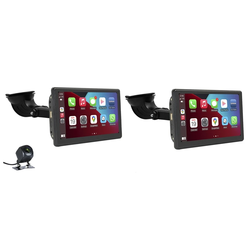 

7-дюймовый сенсорный экран, автомобильный портативный беспроводной планшет Apple Carplay, Android, радио, мультимедийный плеер с Bluetooth, стерео MP5