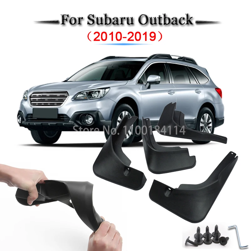 

For Subaru Outback Car Mud Flaps Splash Guard Mudguard Mudflaps 4pcs ABS Fender Car Accessories