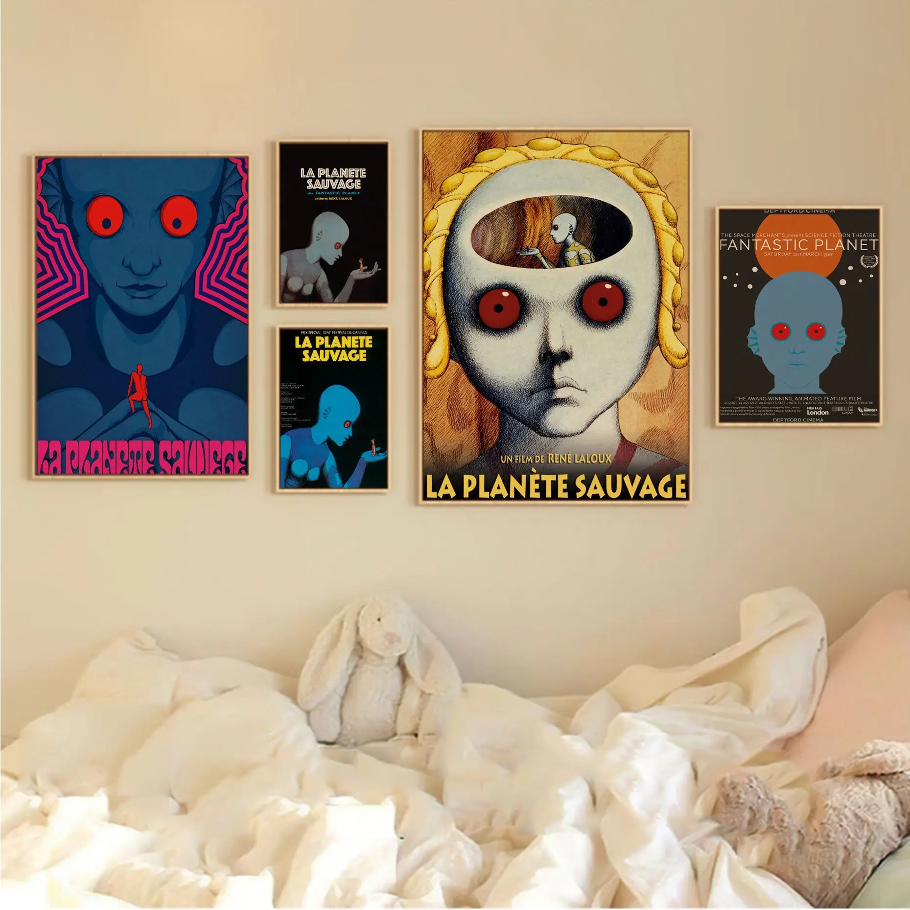 

Fantastic Planet La Planete Sauvage Anime Posters Kraft Paper Prints And Posters Posters Wall Stickers