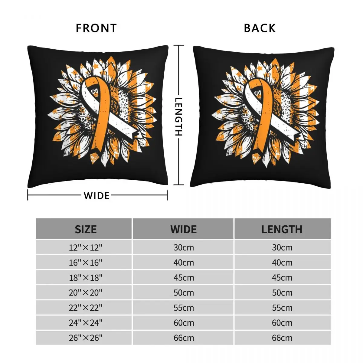 Рисунок 4 - Квадратная наволочка в виде подсолнуха