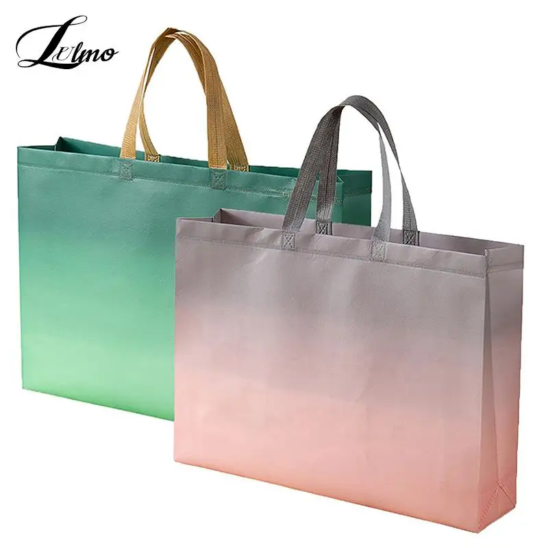 

Eco-Friendly Supermarket Shopping Bag For Daily Use Practical Nonwoven Fabric Cloth Anti-slid Handle