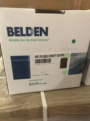 Фото Новый аудиокабель Belden 9451, 1 пара, 22AWG, экранированный, аналоговый аудиопровод, 300В, CMR, для студий и инструментов №4