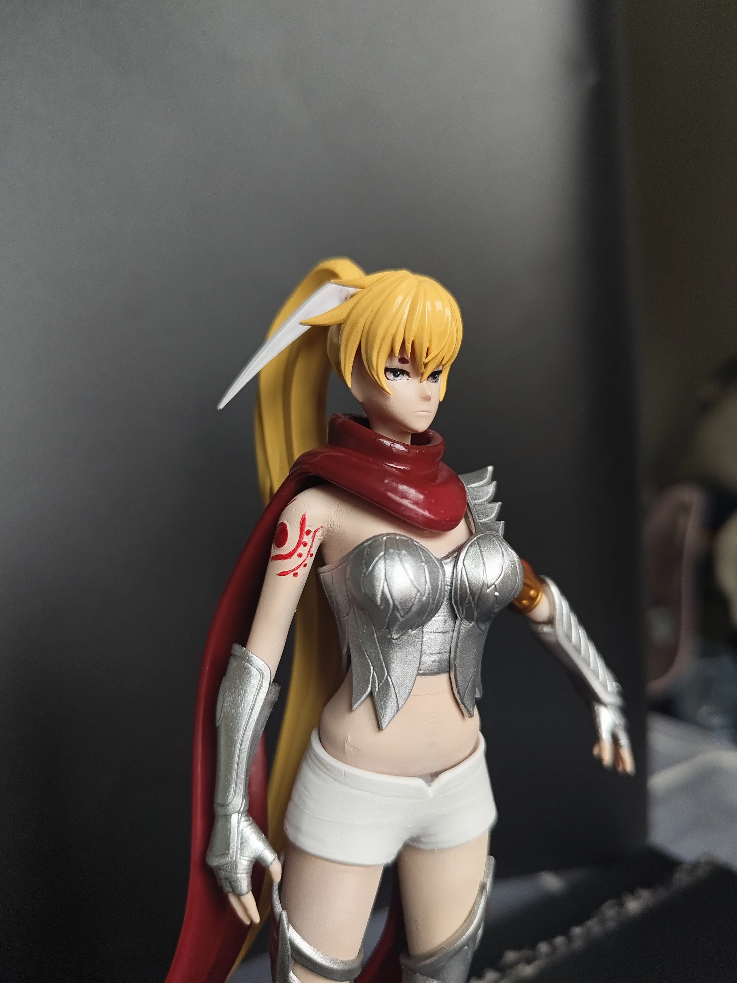 Фото Saint Seiya The Lost Canvas LC-Crane Yuzuriha Серебряная статуя Saint Aries Shion's Junior Sister из смолы Коллекционная модель №4