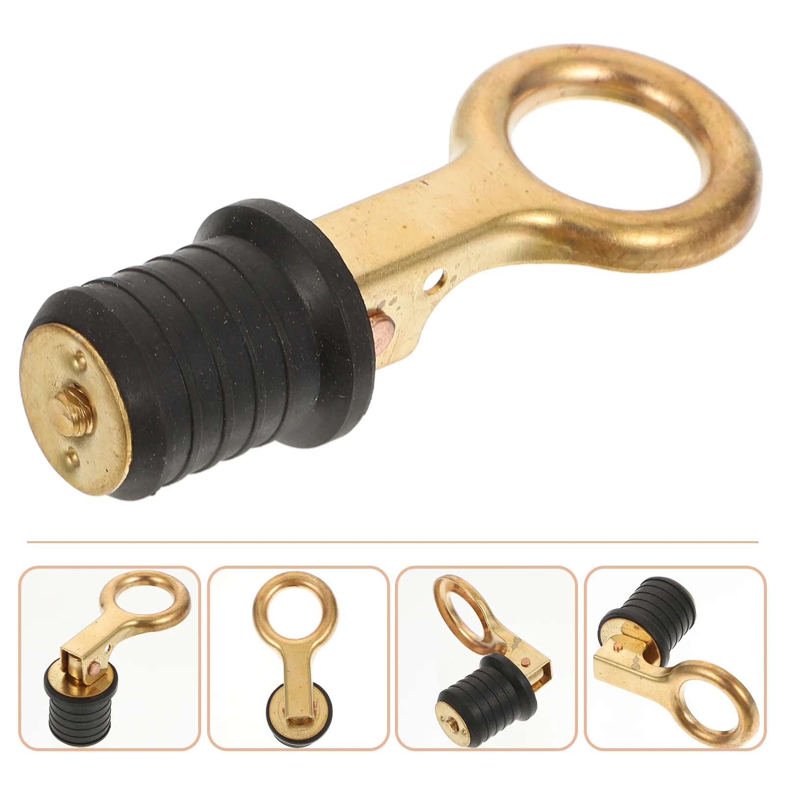 

1Pc Creative Simple Convenient Ship Scupper Plug Deck Drain Plug for Outdoor