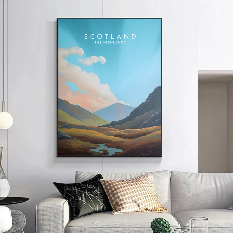 Кукурузная стена Коста-Рика Дубай Everglades Travel Анталия Аруба плакаты Картина на