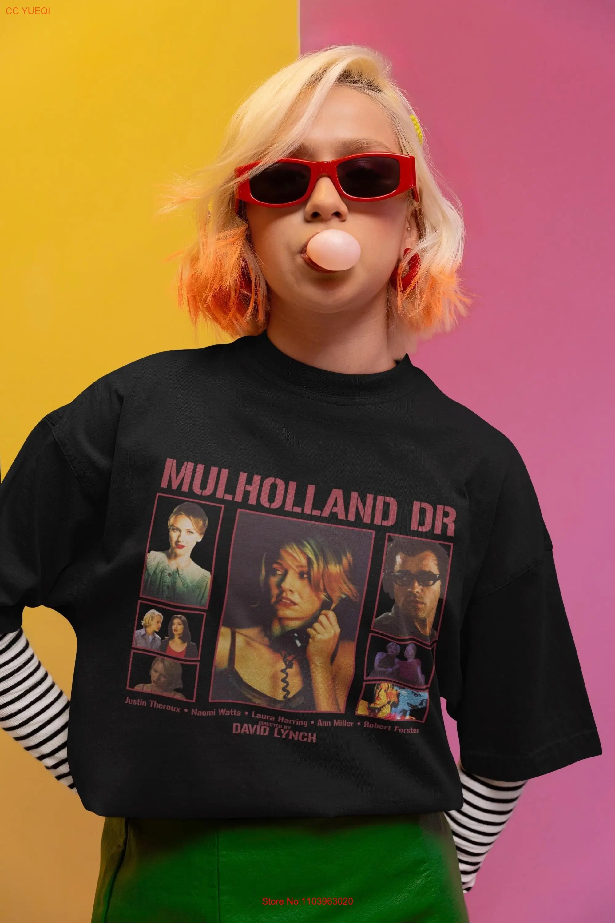 Футболка Retro Mulholland Dr David Lynch Movie Naomi Watts спортивная футболка с длинными или