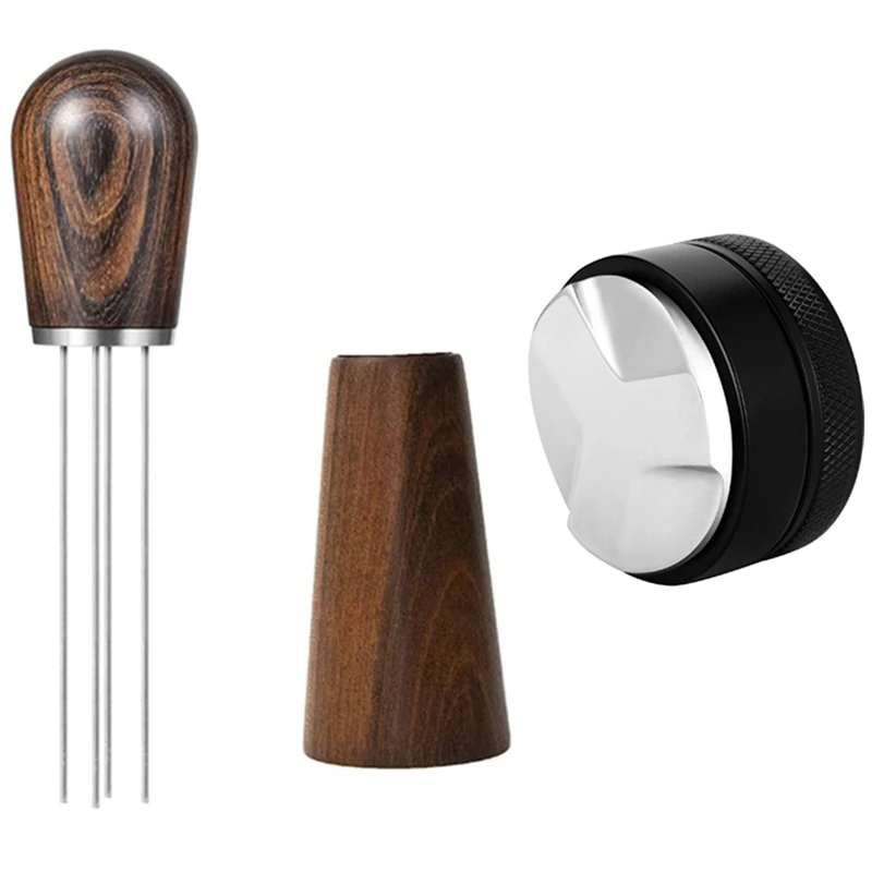 

Best Espresso Coffee Stirrer, Professional Espresso Stirring Distribution Tool Coffee Powder Hand Tamper Distributor