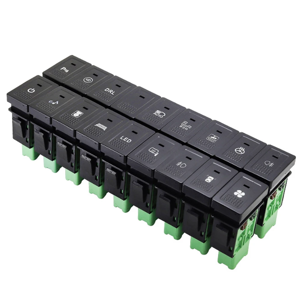 Автомобильные светодиодные противотуманные фары DRL кнопка выключателя питания