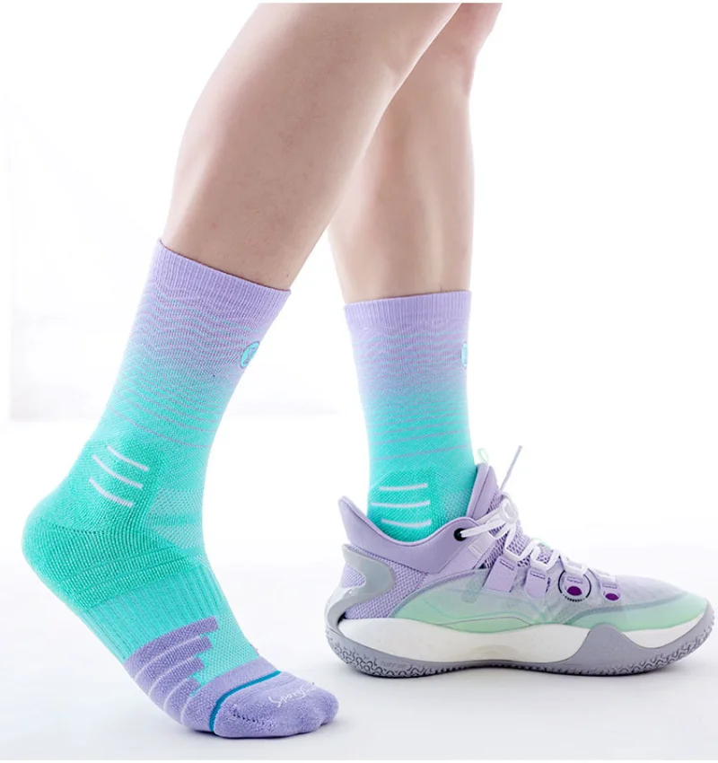 

Gradient Actual Basketball Elite Men Socks Professional Sports Sock Outdoor Cycling Climbing Running Breathable Adult Socks