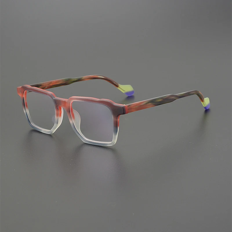 Дизайнерская нишевая модель квадратная оправа мужские и женские матовые очки с
