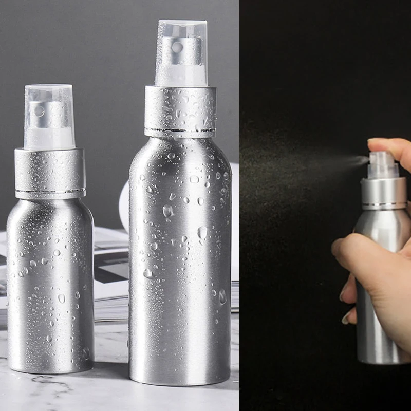 

Aluminum Portable Travel Perfume Spray Empty Bottle Refillable Cosmetic Container Sprayer Atomizer 30/50ml/100ml/120/150ml/250ml