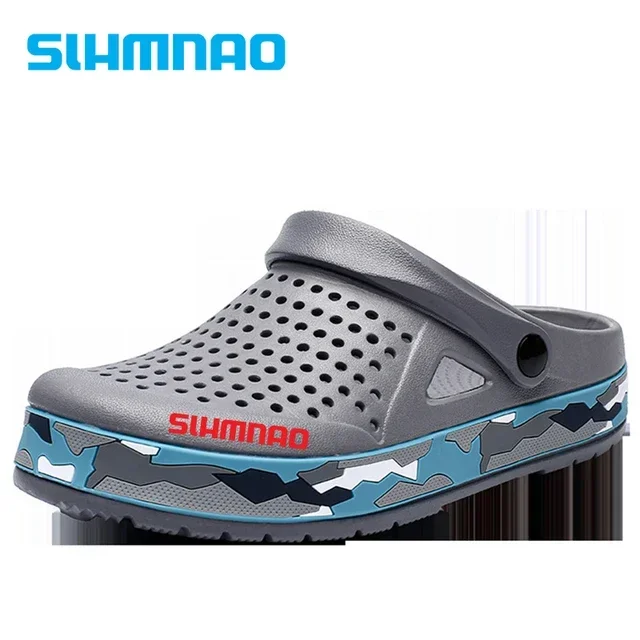 Всесезонная обувь для рыбалки с дырками внутренняя мягкая подошва нескользящая