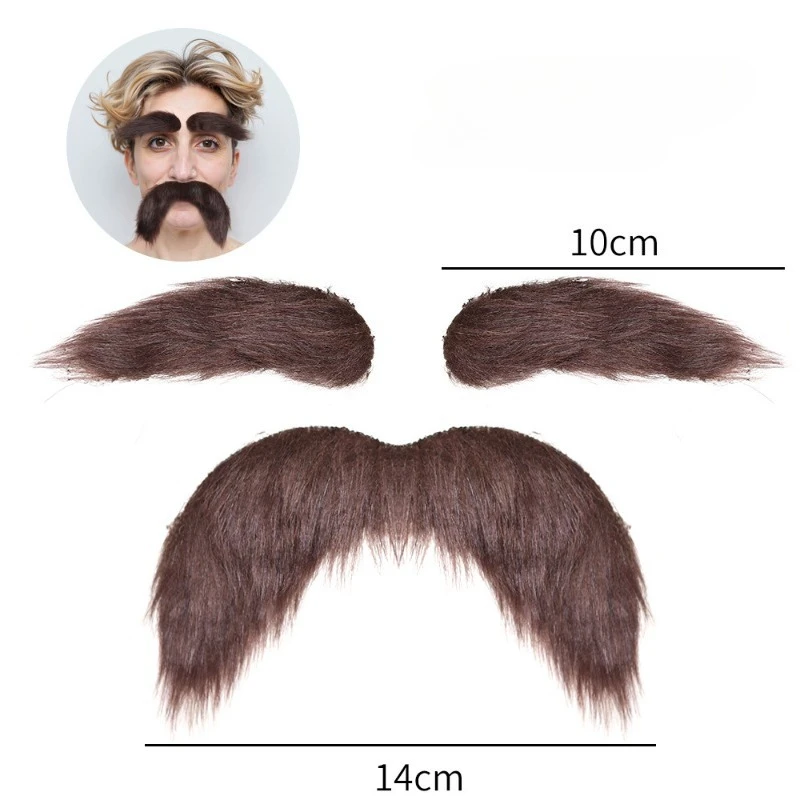 

Набор самоклеящихся усов и бровей