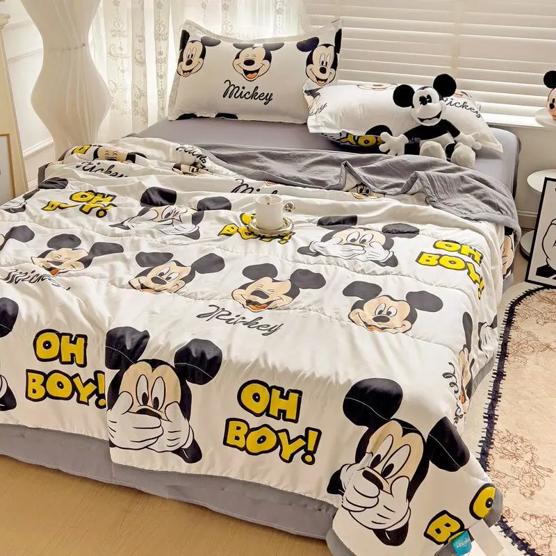 Летнее одеяло Disney летнее стеганое мультяшное Микки Маус Базз светящееся детское