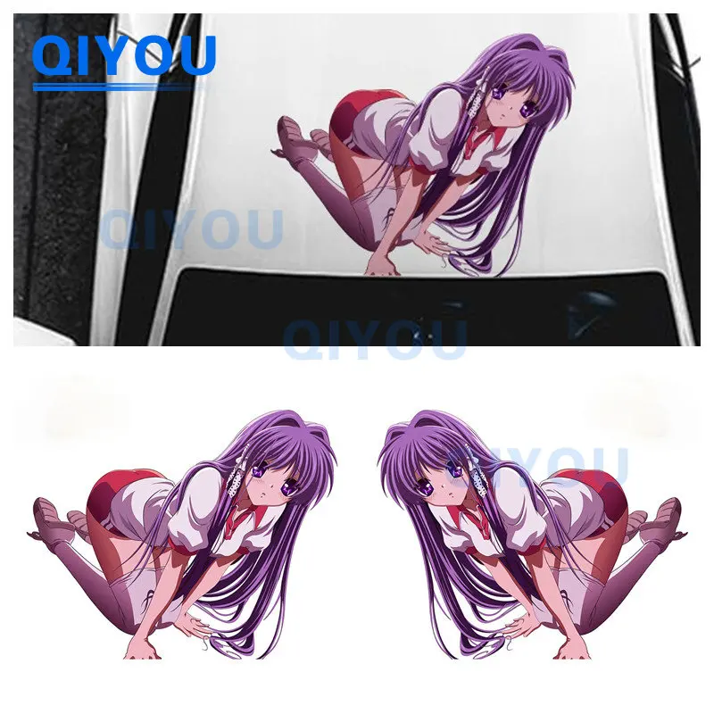 Креативное украшение из мультфильма аниме Clannad Kyou Fukubayashi Автомобильная наклейка внешние аксессуары для корпуса ноутбука ПВХ наклейка