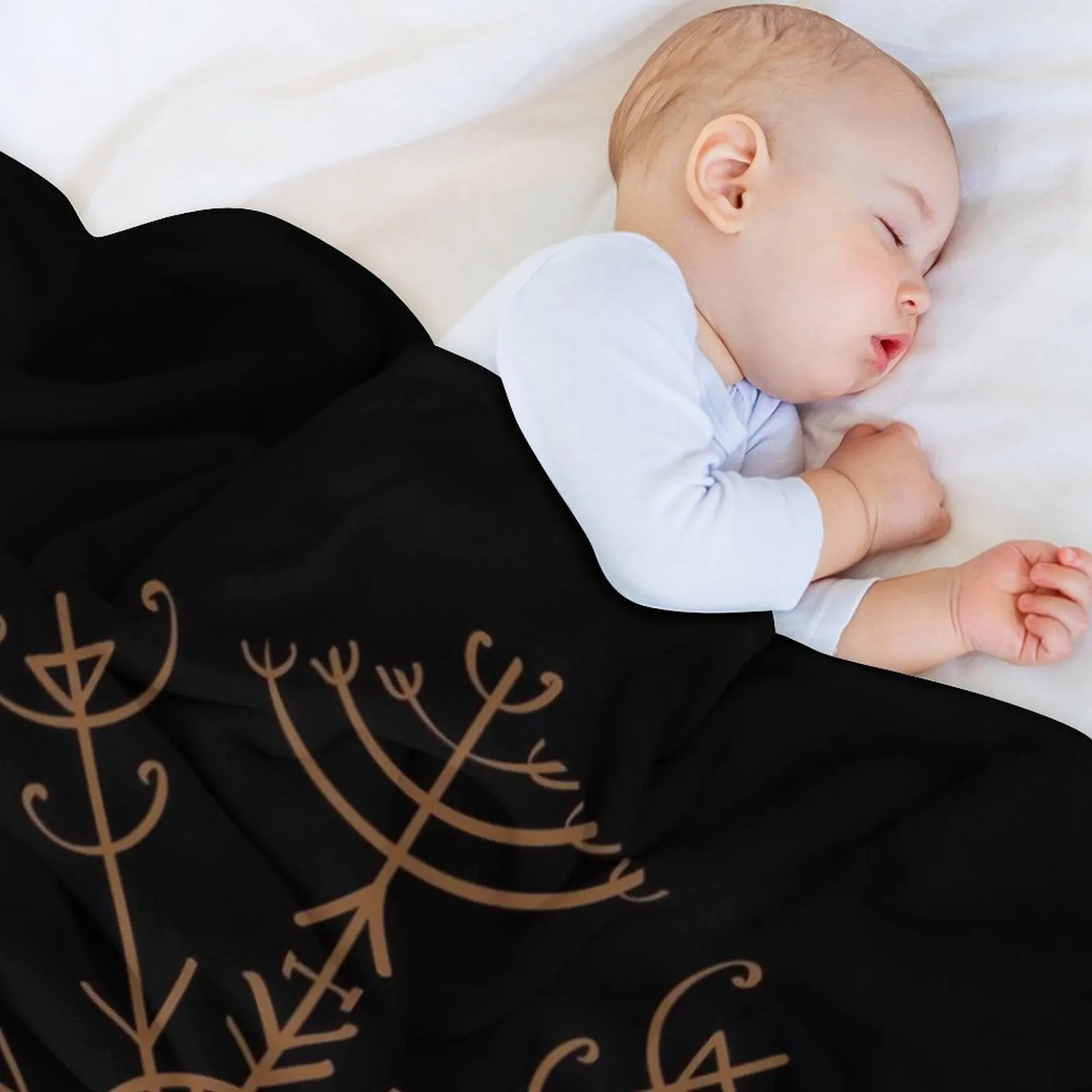 Veldismagn Исландская Руна защита здоровье и удача бросок одеяло под заказ Тяжелые