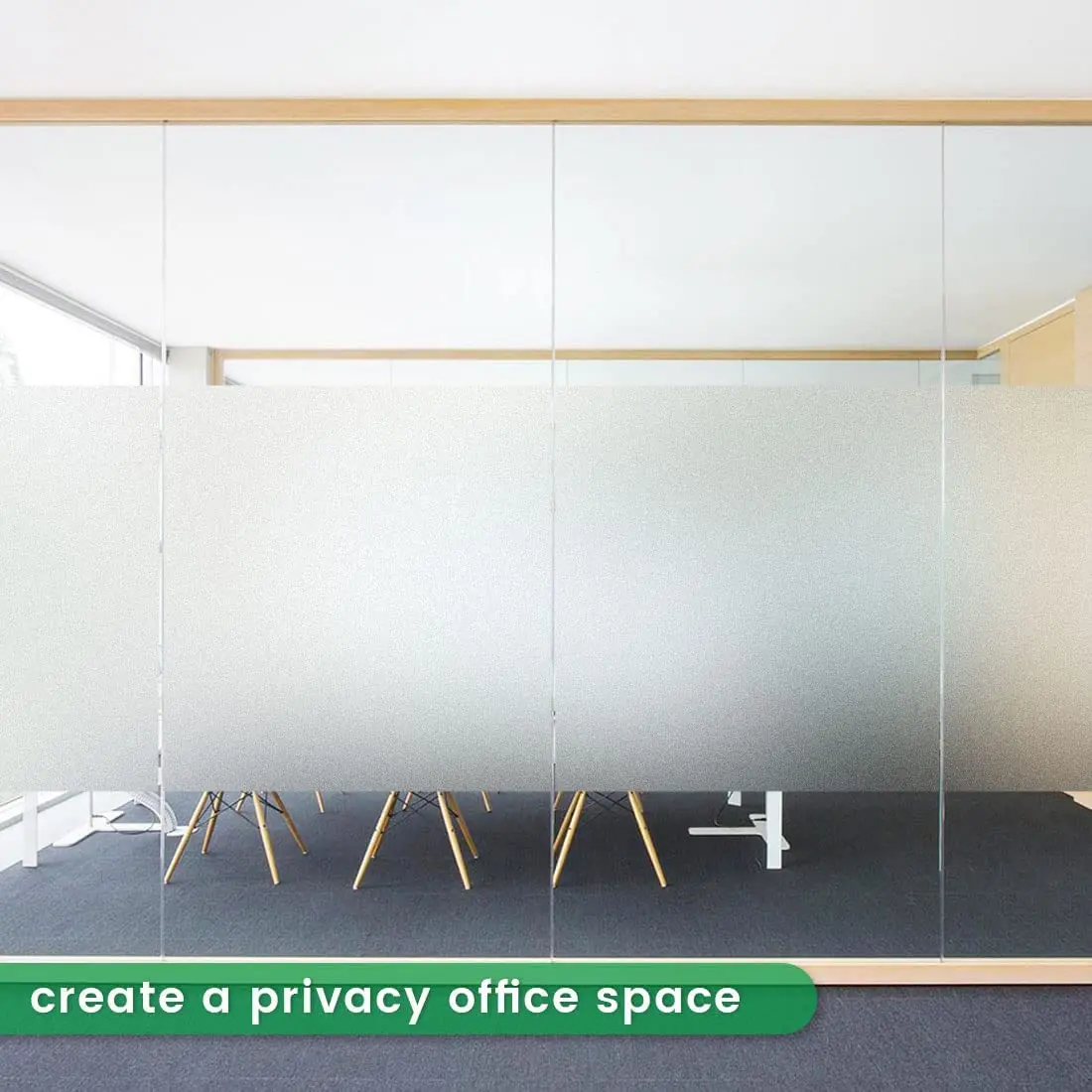 Матовая Белая оконная пленка матовое стекло с контролем температуры для дома