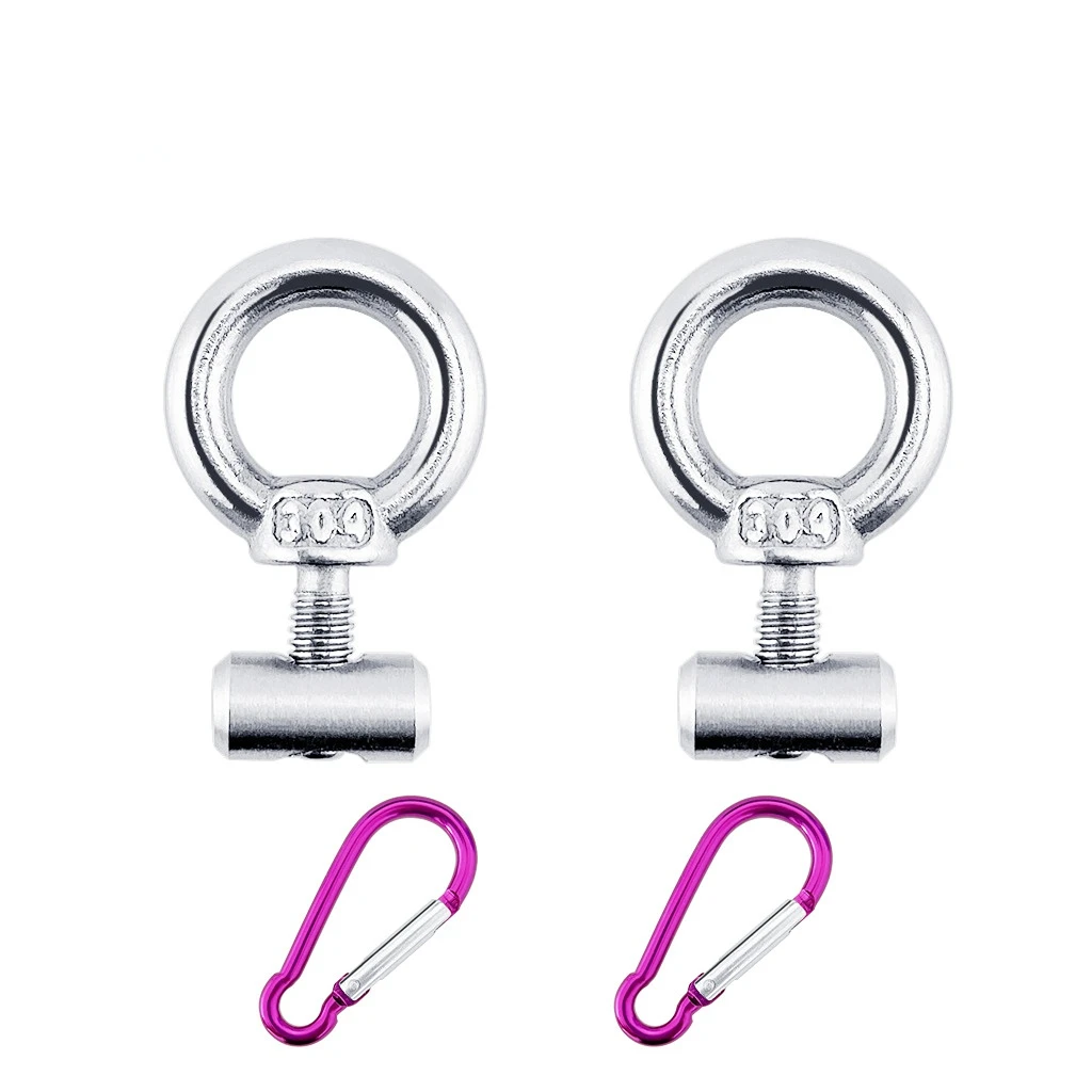 

M4 Lifting Eye Nut Fastener Front Tent Stopper Track Mount Tie Down Eyelet Rail Track Screws Boat RV Caravan Camper Awning