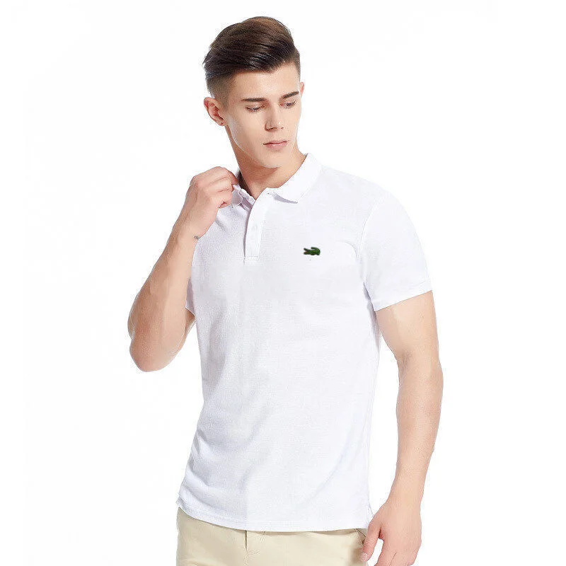 

Cartelo Crocodil Logo High Quality Polo Classic Brand Men Polo Shirt Men Business Casual Short Sleeve Breathable Polos S-6XL