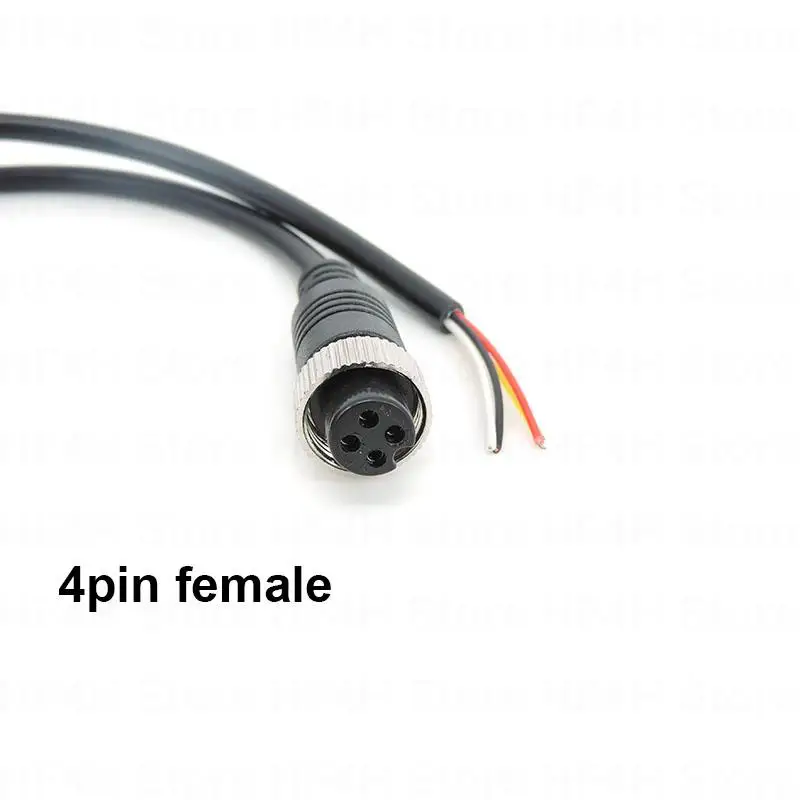 

М12 4-контактный кабель авиационного сигнала GX12 20см