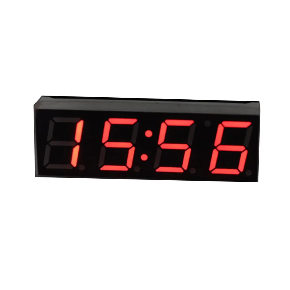 

3 In 1 Digital LED Time Clock Temperature Voltage Module Mini Voltmeter Thermometer For Car Electronic DIY