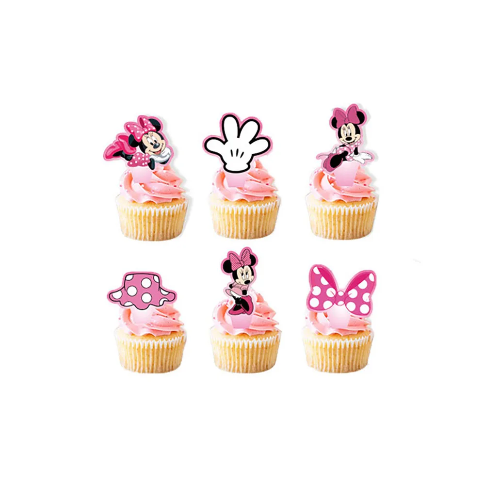 Принадлежности и украшения для вечеринки в честь Дня Рождения Минни Маус